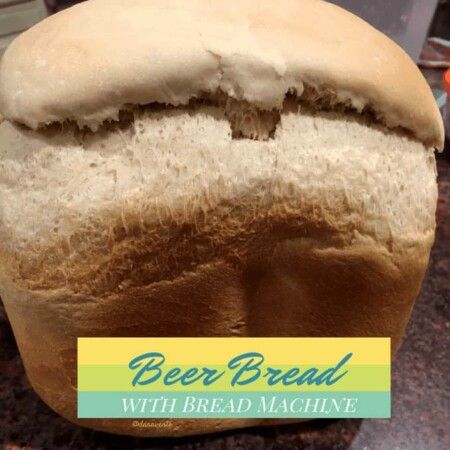 Easy Beer Bread for Bread Machines - Dana Vento Bread Machine Jam, Easy Beer Bread, Oven Baked Bread, Beer Bread Easy, Easy Bread Machine Recipes, Bread Machines, Best Bread Machine, Beer Bread Recipe, Bread Maker Recipes