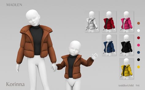 Madlen Korinna Jacket (Toddler, Child) | Madlen on Patreon Sims 4 Downloads Clothing, Sims 4 Seasons Cc Clothes, Sims 4 Male Streetwear Cc, Ts4 Toddler Cc, The Sims 4 Bebes, Toddler Cc Sims 4, Mods Sims 4, Sims 4 Toddler Clothes, Lotes The Sims 4