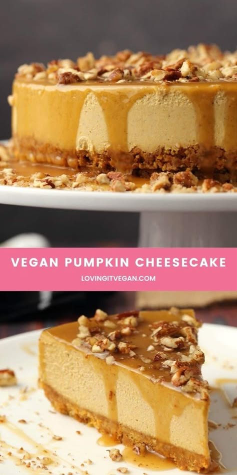 Vegan Pumpkin Ice Cream, Vegan Pumpkin Cheesecake, Thanksgiving Desserts Pumpkin, Vegan Pumpkin Cookies, Thanksgiving Desserts Easy, Recipe Categories, Vegan Holiday Recipes, Vegan Thanksgiving Recipes, Vegan Cheesecake