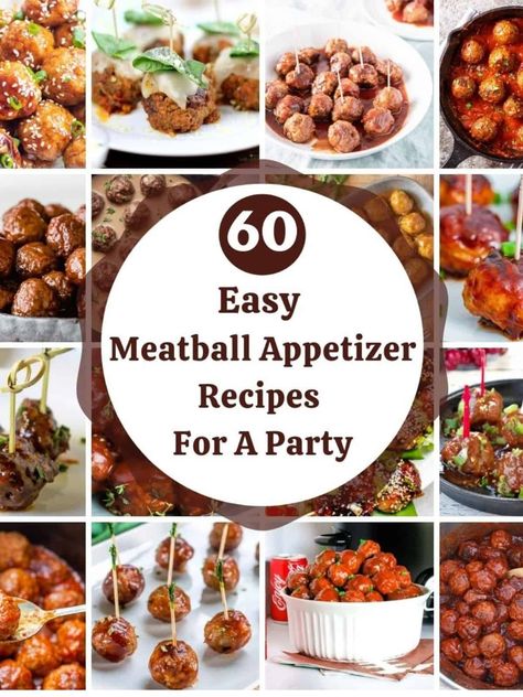 Meatballs Finger Food, Meatball Appetizers For Party Easy, Meat Hors D'oeuvres, Meatballs Party Appetizers, Meatballs For Party, Meatball Appetizers For Party, Meatballs Appetizers For Party, Meatball Appetizer Recipes, Recipes For A Party