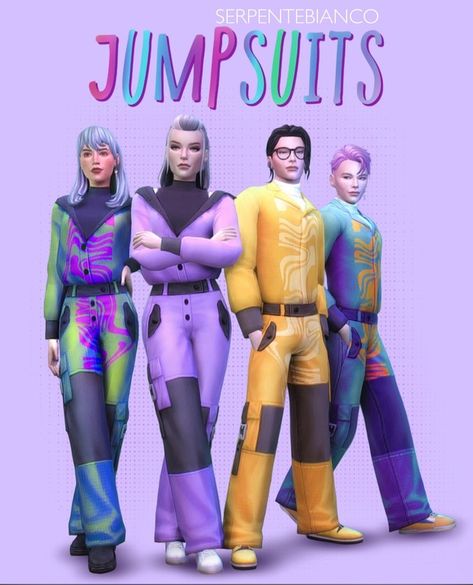 JUMPSUIT | Patreon Ts4 Cc Jumpsuit, Sims 4 Jumpsuit, Sims 4 Children, R P, Ts4 Cc, Clothing Tags, Sims Mods, Sims 4, Jumpsuit