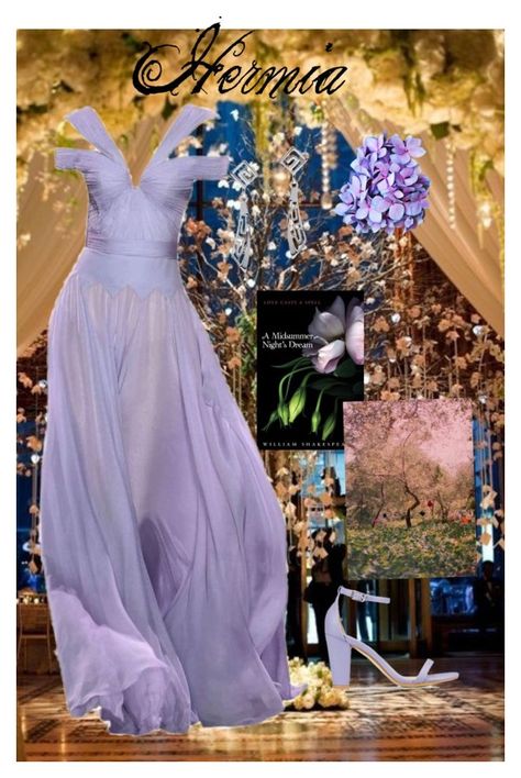 "Midsummer nights dream- Hermia" by ravenclawchick852 on Polyvore featuring ZALORA, AeraVida and RALPH & RUSSO Hermia Midsummer Nights Dream, Midsummer Nights Dream Costume, Stanley Cup Costume, Wanda Costume, Cosmo And Wanda Costume, Midsummer Nights Dream Party, Cosmo Wanda, Dream Costume, Midsummer Nights Dream Wedding