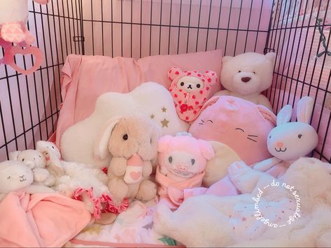 Pet Space Aesthetic, Puppyspace Aesthetic, Petspace Aesthetic, Bunny Regressors, Little Safe Space Aesthetic, Age Reggresion Room, Pet Regressor, Little Spaces Ideas, Puppy Space