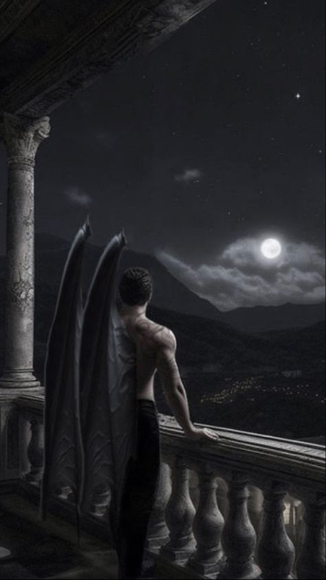 Bat Wings Aesthetic, Workout Discipline, Wings Aesthetic, Guys Aesthetic, Dark Inspiration, Acotar Series, Art Men, Fantasy Pictures, Morning Star