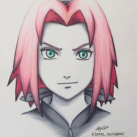 Sakura Kun 💪 Naruto Sketch Drawing, Naruto Sketch, Girl Drawing Sketches, Naruto Drawings, Pola Kartu, Naruto Fan Art, Anime Drawings Tutorials, Anime Tattoos, Naruto Art