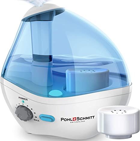 Ultrasonic Viral Support Humidifier for Bedrooms, Whisper-Quiet Operation with Nightlight and Auto-Shut Off, Adjustable Mist, 16 hours Operating Time & Filter Included Humidifier For Cough, Cough Remedies For Kids, How To Stop Coughing, Best Humidifier, Irritated Eye, Mist Humidifier, Cool Mist Humidifier, Cough Remedies, Humidifiers