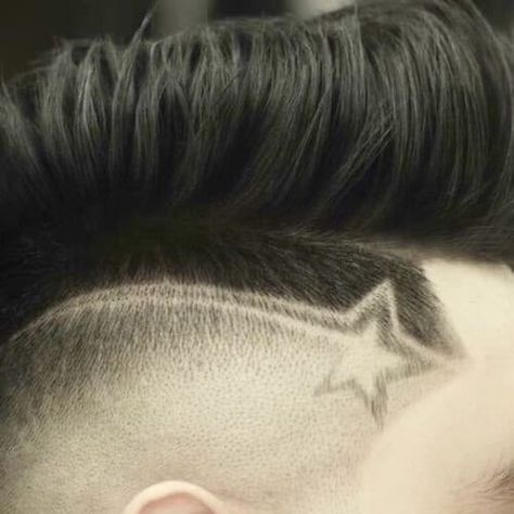 50 Creative Star Designs Haircuts to Shoot for | MenHairstylist.com Bob With Graduation, Star Hair Design, Star Haircut, Hair Designs For Boys, Boys Haircuts With Designs, Haircut Designs For Men, Fade Haircut Designs, Hair Designs For Men, Cool Hair Designs