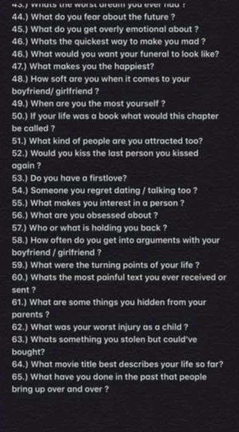 Late Night Questions To Ask, Deep Conversation Topics Relationships, Topics To Talk About With Your Boyfriend, Late Night Talks Questions, Questions To Ask People, Good Truth Or Dares, Boyfriend Questions, Deep Conversation Topics, Questions To Get To Know Someone