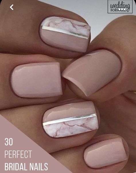 Bridal Nails Art, Wedding Day Nails, Sns Nails Colors, Bridal Nails Designs, Nails Art Designs, Water Nails, Marble Nail Designs, Bridal Nail Art, Marble Nail