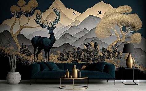 3d modern abstraction wallpaper for interior mural wall art decor suitable living room#pikbest#backgrounds 3d Wallpaper For Walls Interiors, Mural Dinding Art, Interior Mural Wall, Wallpaper For Walls Interiors, Wallpaper For Interior, Chinese Living Room, Mansion Living, Living Room Murals, Interior Murals