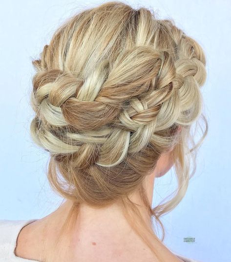 Romantic Double Lace Braid Updo Greek Hairstyles, Greek Goddess Hairstyles, Grecian Hairstyles, Goddess Greek, Greek Hair, Kids Short Hair Styles, Inspired Hairstyles, Braided Crown Hairstyles, Half Updo Hairstyles