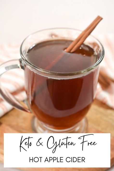 Keto Apple Cider, Brown Sugar Substitute, Hot Apple Cider Recipe, Wassail Recipe, Apple Cider Drink, A Hug In A Mug, Cider Drinks, Keto Holiday Recipes, Apple Drinks