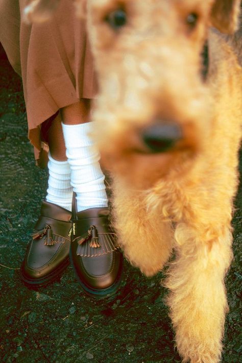 Luxe Branding, Wes Anderson Wedding, Earth Baby, Vogue Editorial, Branding Shoot, Green Dot, Dog Wear, Tassel Loafers, Depth Of Field