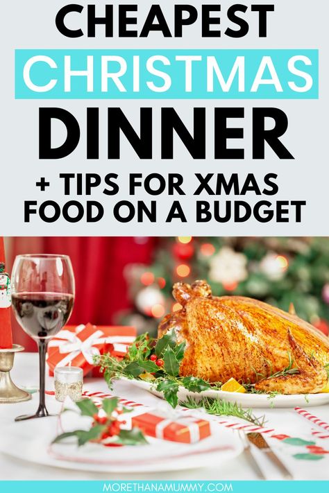 Cheapest Christmas dinner shopping list and tips for saving money on your Christmas food shop! Christmas Dinner Shopping List, Christmas Food Shopping List, Dinner Shopping List, Dinner 2023, Turkey Curry, Meals For Four, Food Shopping List, Tips For Saving Money, Frozen Turkey