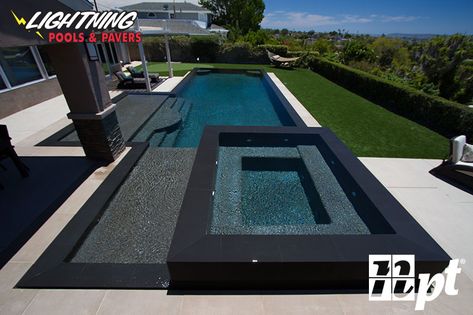 Pool Inspiration, Relaxing Pool, Rectangle Pool, Florida Pool, Dream Backyard Pool, Black Pool, Freeform Pools, Pool Finishes, Pool Shapes