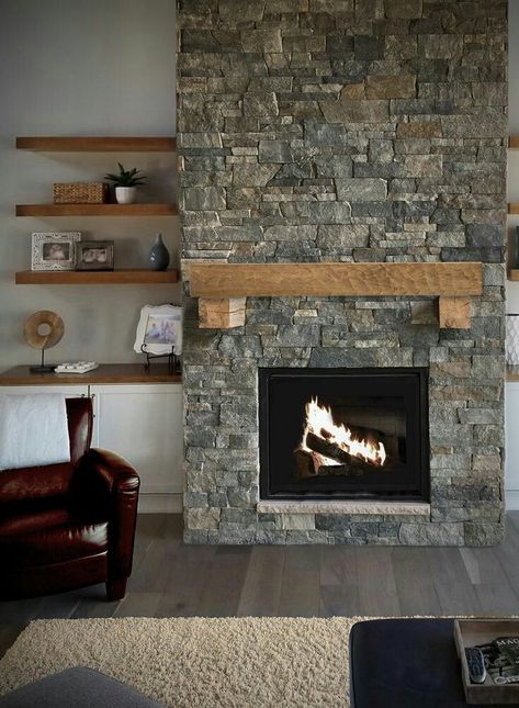 Stone Feature Wall Living Room, Stone Cladding Tiles, Room Wall Design, Stone Veneer Fireplace, Stone Fireplace Wall, Rustic Boho Living Room, Stone Hearth, Stone Mortar, Wall Decorating Ideas