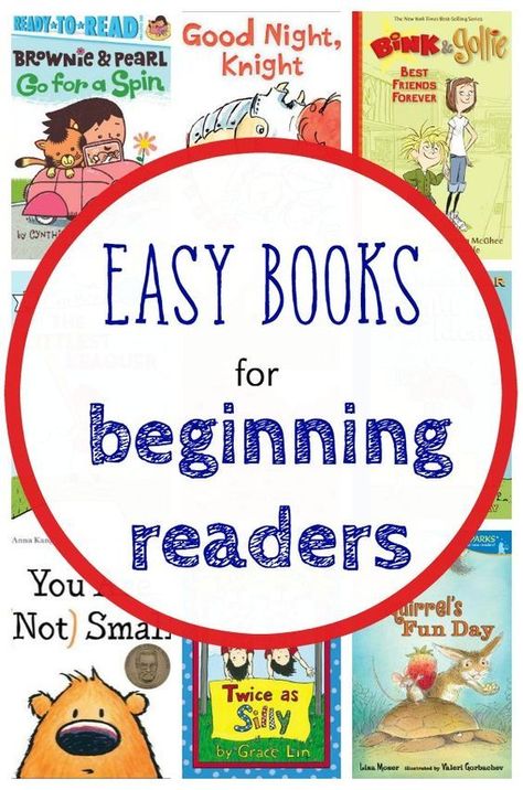 Books list for beginning readers. These are easy to read, but very well written books. Perfect for Kindergarten and 1st grade. Kindergarten Reading Books, Boring Summer, 1st Grade Books, Reading Kindergarten, Books For Beginning Readers, Beginner Reader, Inspiring Books, Kids Math, Beginning Readers