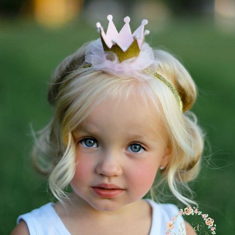 Tulle Crown, Birthdays Dress, Baby Crown Headband, Gold Princess Crown, Newborn Crown, Headband Crown, Baby Crown, Headband Gold, Glitter Crown