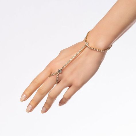 Fashion Gold Hand Jewelry Slave Bracelet Stainless Steel Tennis Chain Bohemian Crystal Chain Bracelet With Ring#mens bracelets#China bracelet Bracelet With Ring Attached, Gold Hand Jewelry, Bracelet With Ring, Bracelet For Women Gold, Hand Jewellery, Lucky Charm Bracelet, Popular Bracelets, Bohemian Crystal, Opal Pendant Necklace