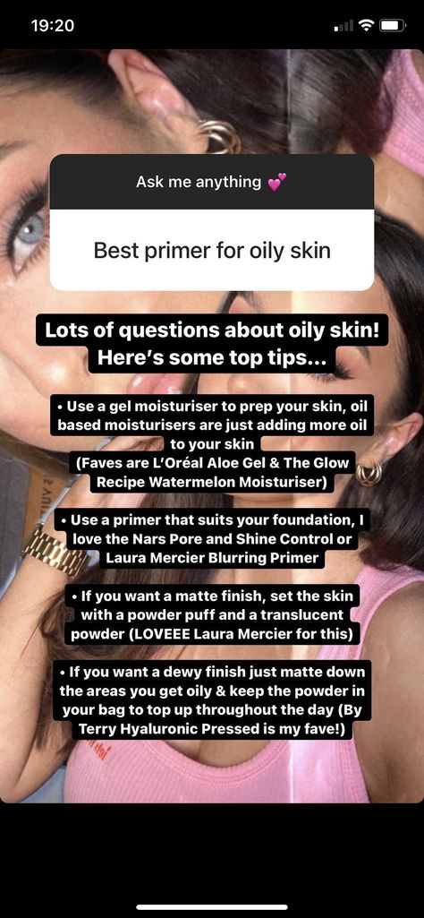 Primers For Oily Skin, Best Primer For Oily Skin, Primer For Oily Skin, Best Primer, Aloe Gel, Translucent Powder, Gel Moisturizer, Powder Puff, Makeup Techniques