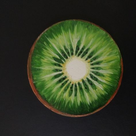 Kiwi Fruit Drawing, Kiwi Painting, Kiwi Drawing, Fruit Collage, Fruits Drawing, New Zealand Art, Kiwi Fruit, Breakfast Brunch Recipes, Fruit And Veg