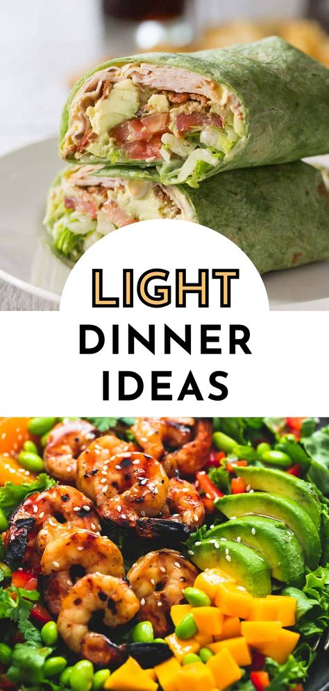 Light Easy Dinner, Easy Light Dinner, Dinner Ideas Fall, Light Dinner Ideas, Dinner Tonight Easy, Healthy Dinner For One, Healthy Dinners For Two, Dinner Ideas For Two, Light Dinner Recipes