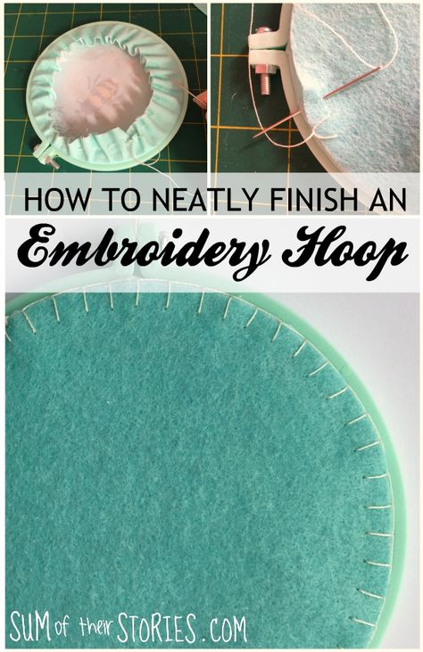 Finishing Embroidery Back, Crafting With Felt, Embroidery Hoop Backing, Felt Embroidery Hoop, Embroidery Hoop Art Diy Free Pattern, How To Back An Embroidery Hoop, Backing Embroidery Hoop, How To Back Embroidery Hoop, Free In The Hoop Embroidery Designs