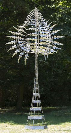 Artist's Anthony Howe mind-blowing kinetic sculptures are powered by the wind Anthony Howe, Kinetic Wind Art, Kinetic Art Sculpture, Wind Art, Wind Sculptures, Cloud Lights, Kinetic Art, Byzantine Art, Kinetic Sculpture