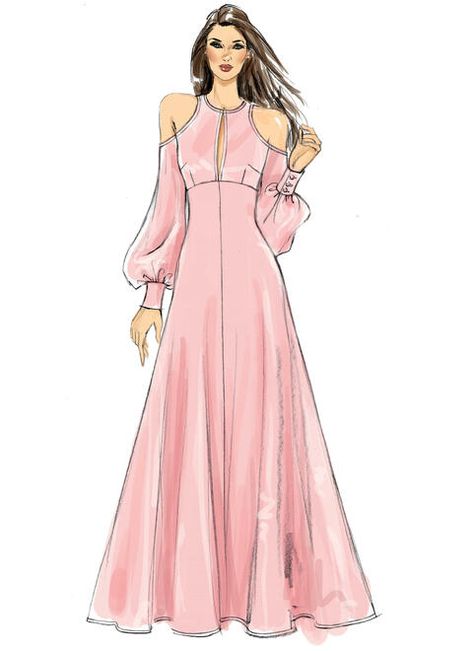 Lakaran Fesyen, Dress Illustration, Dress Design Drawing, Fashion Drawings, Fashion Illustration Sketches Dresses, Future Wardrobe, Fashion Sketches Dresses, Fashion Drawing Dresses, Sketches Dresses