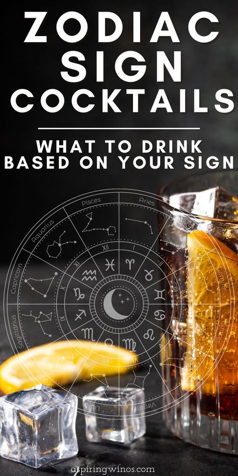 What is Your Zodiac Sign as a Cocktail | Cocktail Personality Test | Astrology | Signature Drink | Fun Astrology Cocktails | Zodiac Drinks #astrology #cocktails #zodiac Zodiac Sign Cocktails, Virgo Cocktail, Astrology Cocktails, Zodiac Drinks, Zodiac Cocktails, Zodiac Party, Birthday Cocktails Recipes, Drink Names, Blog Success