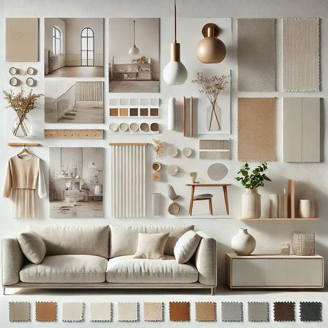 Color Pallete Moodboard, Interior Design Mood Board Color Palettes, Materials Board Architecture, Interior Design Flatlay, Modern Bedroom Mood Board, Mood Board For Interior Design, Modern Mood Board, Furniture Mood Board, Interior Design Presentation Boards