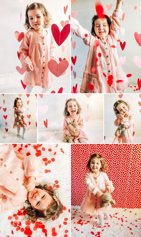 Valentines Photo Booth, Mini Session Ideas, Baby Holiday Photos, Mini Photography, Valentines Diy Kids, Valentine Mini Session, Themed Photoshoot, Mini Photo Sessions, Valentine Photo Shoot