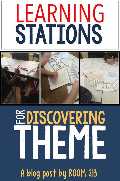 MIDDLE & HIGH SCHOOL ENGLISH: Use a process based approach to teaching theme. Theme Middle School, Teaching Theme, Middle School Literacy, Teaching Themes, 6th Grade Reading, Teaching Literature, Literary Elements, Learning Stations, Middle School Language Arts