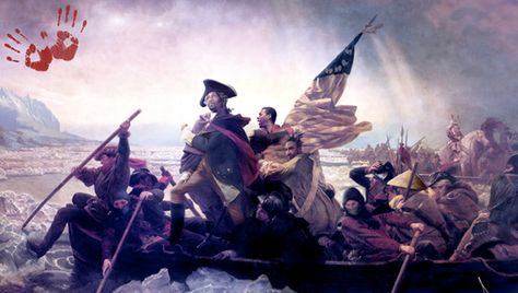 RZA Explains His Love Of Art, Compares Himself To George Washington | HipHopDX George Washington Crossing The Delaware, Battle Of Trenton, Washington Crossing The Delaware, Crossing The Delaware, Hello Gif, Delaware River, The Daily Show, Classic Paintings, Comedy Central