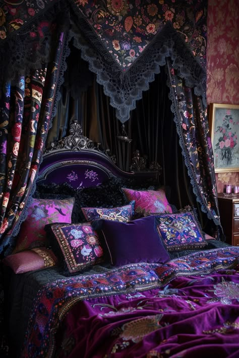 Create a gothic retreat with these whimsical living room decor ideas. From gothic furniture to eerie artwork, infuse your living space with dark charm and enchantment. #GothicLivingRoom #WhimsicalDecor #DarkMagic Whimsy Gothic Decor, Room Decor Whimsical, Dark Whimsical Decor, Whimsy Goth Apartment, Goth Craft Room, Whimsigoth Dorm Room, Whimsigoth Decor Aesthetic, Dark Whimsical Bedroom, Whimsy Goth House Decor