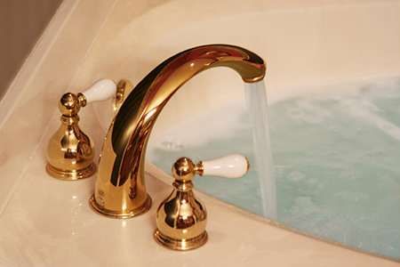 How to Replace a Bathtub Faucet | DoItYourself.com Replace Tub Faucet, Replace Tub, Replace Bathtub Faucet, Replace Bathtub, Replace Bathroom Faucet, Cleaning Brass, Brass Bathroom Fixtures, Gold Bathroom Faucet, Bathtub Remodel