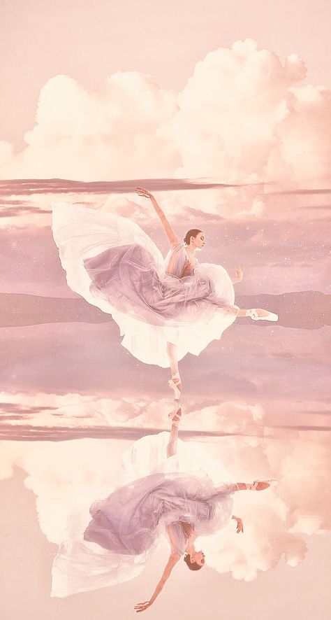 Ballet Wallpaper, Aesthetics Wallpaper, Cocoppa Wallpaper, Ballet Art, Ballerina Dancing, Lukisan Cat Air, Cute Patterns Wallpaper, Dreamy Art, Anime Scenery Wallpaper