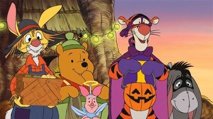 Disney Halloween ~ Found on Tumblr Spooky Disney, Winnie The Pooh And Friends, Pooh And Friends, 디즈니 캐릭터, Winnie The Pooh Friends, Halloween Wallpaper Iphone, Old Disney, Halloween Cartoons, Pinturas Disney