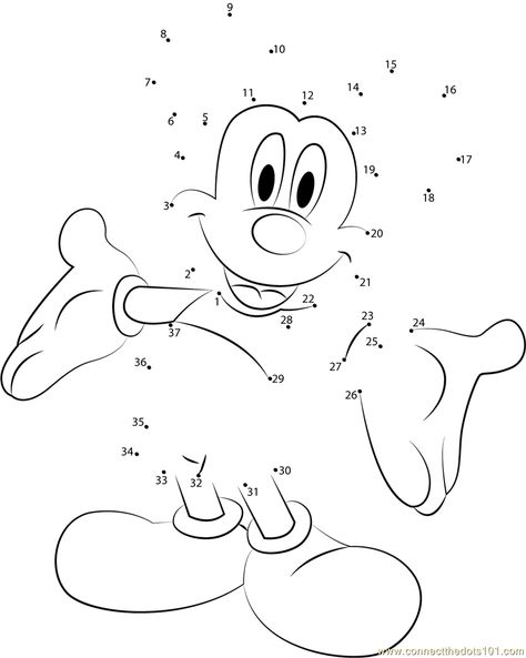 Download or print Mickey Mouse Smiling dot to dot printable worksheet from Cartoons,Mickey-Mouse connect the dots category. Disney Math Worksheets, Dot To Dot Printables For Kids, Disney Worksheets For Kids, Mickey Mouse Worksheets, Disney Dot To Dot, Connect The Dots For Kids, Printable Mickey Mouse, Dot To Dot Puzzles, Dot To Dot Printables