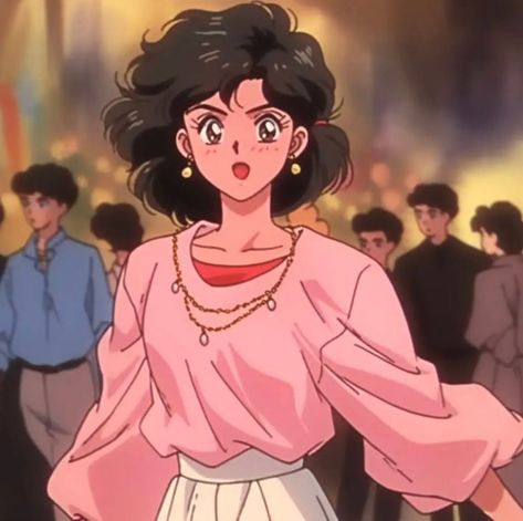 80's Anime Style Tutorial, 80s 90s Anime Style, 80s Anime Screenshots, 80s Anime Hair, 80s Anime Art Style, 80s Anime Aesthetic, 1980s Anime, Anime Hair Color, 80s Anime