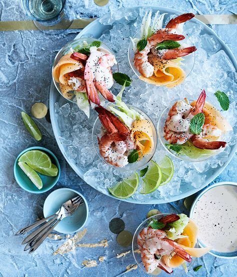 Christmas Seafood, Recipes Gourmet, Recipes Seafood, Prawn Cocktail, Best Seafood Recipes, Australia Food, Prawn Recipes, Australian Christmas, Seafood Platter