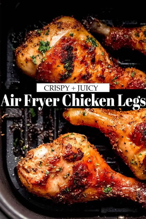 Easy Chicken Drumstick Recipes, Air Fryer Drumsticks, Air Fryer Chicken Leg Recipe, When To Eat, Cooking Frozen Chicken, Meal Prep Easy, Chicken Leg Recipes, Keto Eating, Chicken Drumstick Recipes