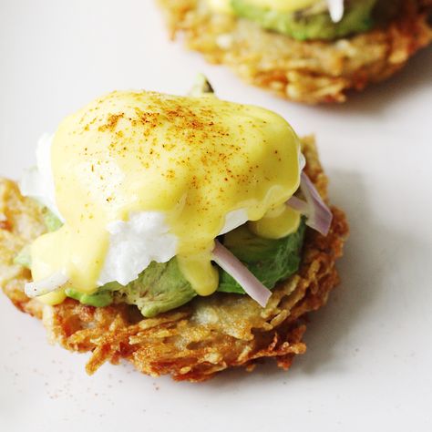 Avocado Eggs Benedict, Benedict Recipe, Avocado Eggs, Eggs Benedict Recipe, Egg Benedict, Bon Apetit, Hash Brown, Gordon Ramsay, Breakfast Brunch Recipes