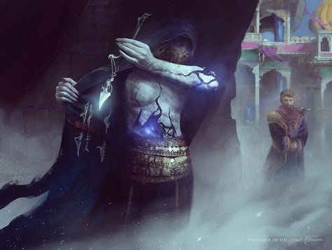 MtG Art: Tidy Conclusion from Kaladesh Set by Bastien L. Deharme - Art of Magic: the Gathering Magic The Gathering Art, Mtg Art, Magic The Gathering Cards, Fantasy Races, Dnd Art, Magic Art, Wizards Of The Coast, Dungeon Master, Sci Fi Art