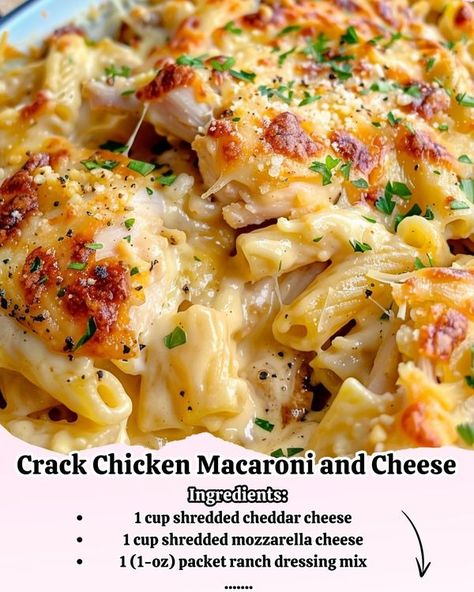 Chicken Macaroni And Cheese, Chicken Mac N Cheese, Chicken Macaroni, Macaroni Casserole, Macaroni Recipes, Elbow Macaroni, Cheese Recipe, Chicken Dishes Recipes, Easy Delicious Recipes