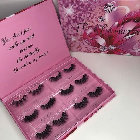 Wispy False Lashes, Business Lashes, Lash Book, Book Packaging, Lashes Wispy, Lash Boxes, Eyelash Brands, Big Lashes, Eyelash Logo