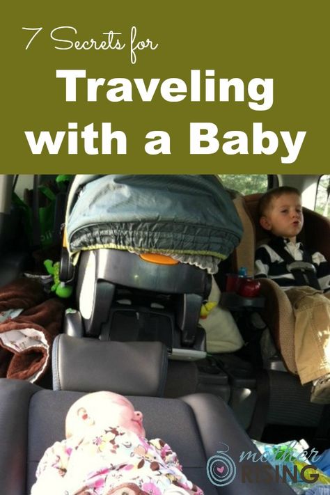 Here are 7 secrets for traveling with a baby. Don't forget to look at #7 seven - it's hands down my all time favorite - works every time! Travelling With A Baby, Traveling With Baby In Car, Coparenting Tips, Newborn Survival Guide, Baby Travel Checklist, Car Travel Hacks, Traveling With A Baby, Gentle Sleep Training, Teaching Babies