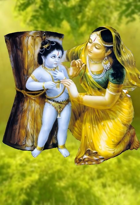 Krishna Damodar, Shree Krishna Govind Hare Murari, Lord Krishna Wallpaper, Krishna Birth, Yashoda Krishna, Krishna Lila, Krishna Avatar, Krishna Leela, Little Krishna