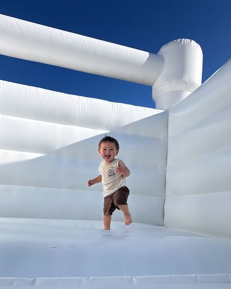 Our very own little one getting to enjoy the bounce houses on 🧽 🫧 day 😃 Bounce House, Little One, Instagram