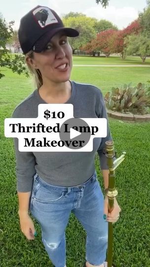 16 reactions | Request for a Floor lamp upcycle so I’m resharing a fun one! $10 Thrifted Lamp Makeover  #boho #lampdiy  #thriftflip #style #bohostyle  #lifehacks | Sarah Teresinski Cheap Floor Lamp, Sarah Teresinski, Floor Lamp Makeover, Diy Upcycling Projects, Lamp Upcycle, Cheap Floor, Anthropologie Mirror, Secondhand Style, Upcycle Diy